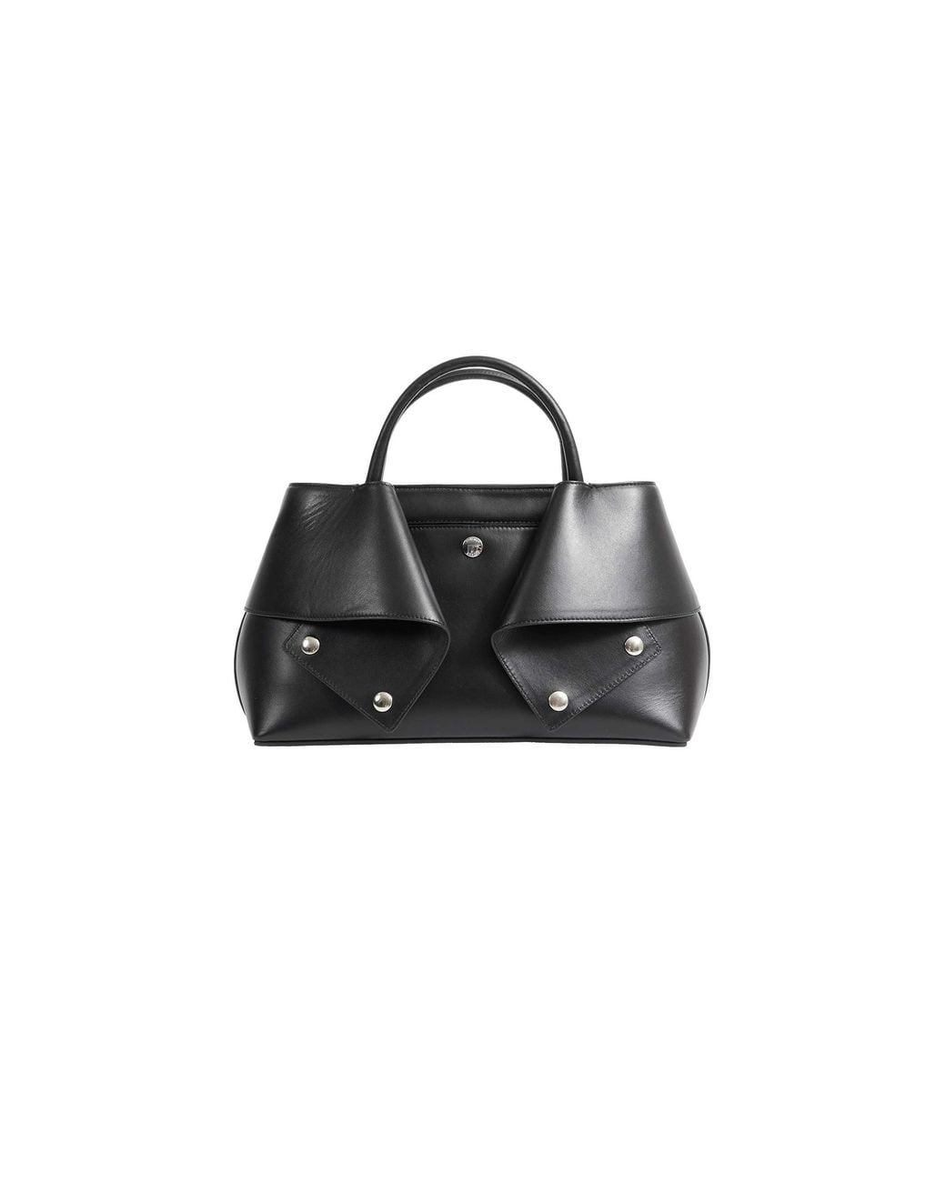 Totême Black Small Mercer Leather Tote