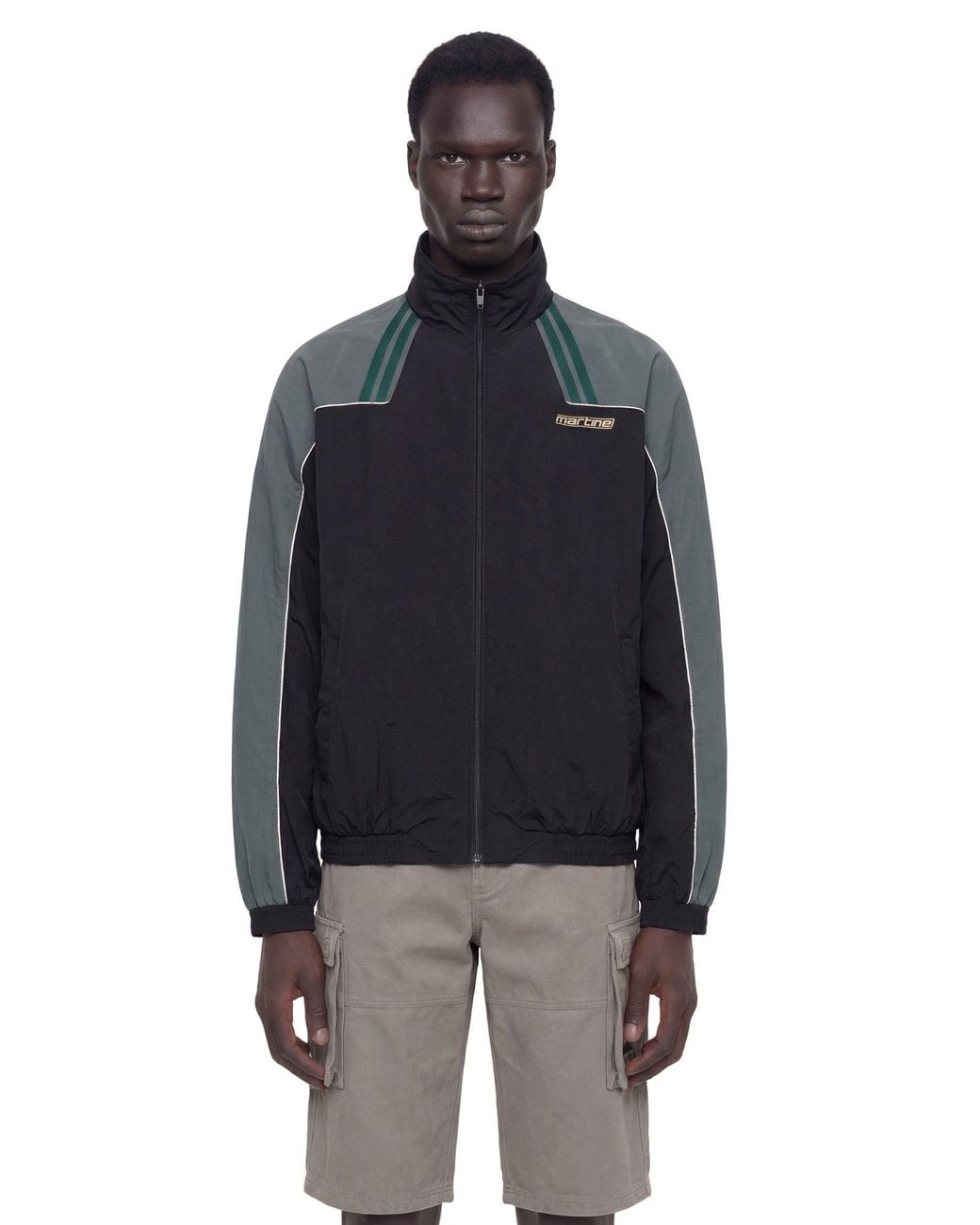 Martine Rose Black T-Lining Track Jacket for men
