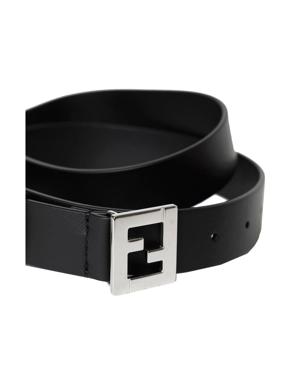 Fendi Black Ff Belt for men
