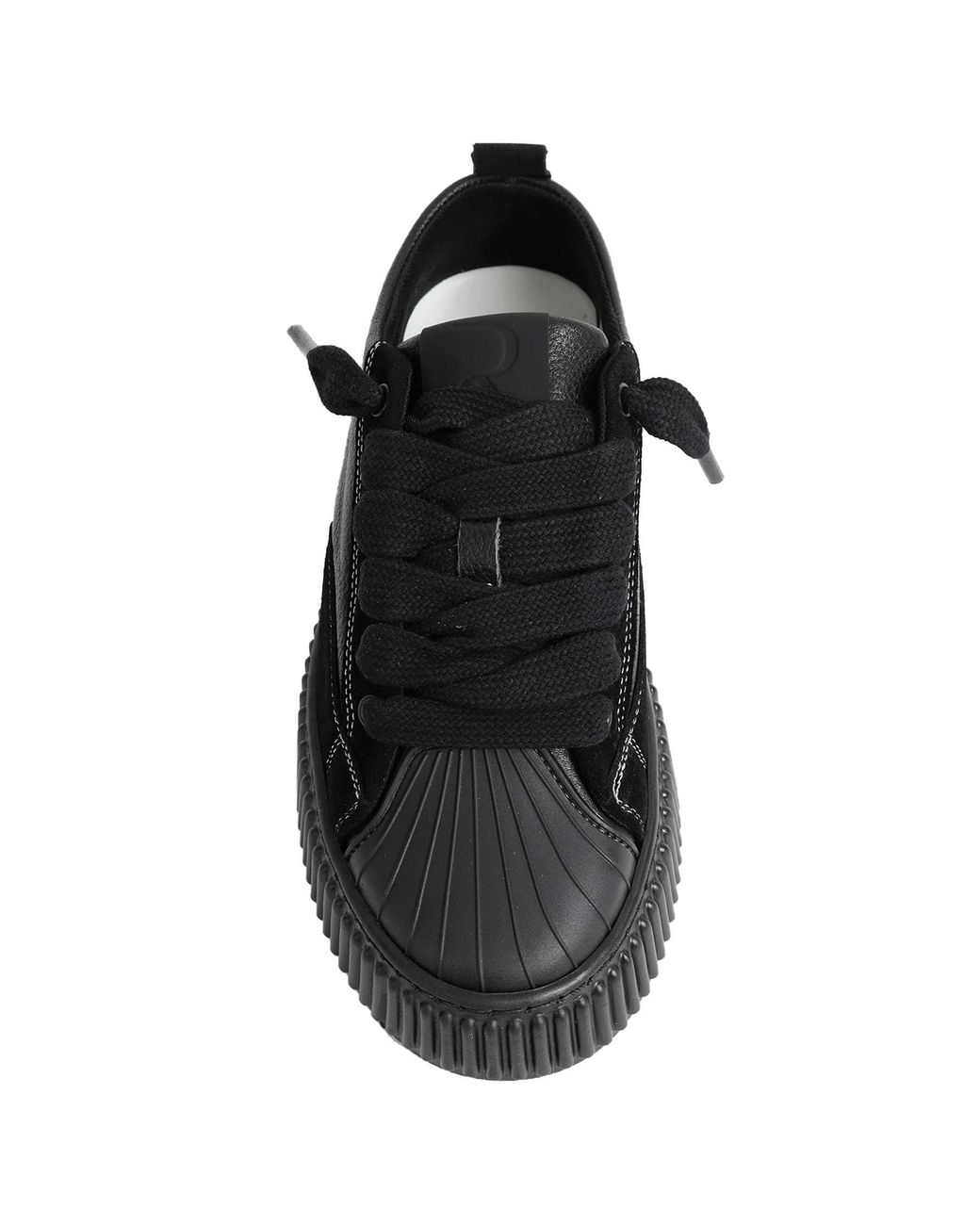 Rhun Black 2025 Leather And Suede Sneakers for men