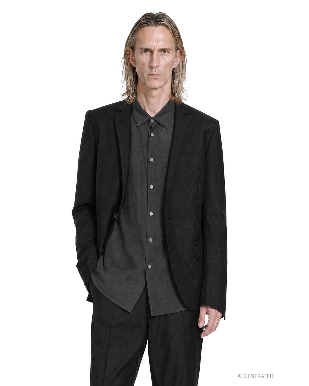 Nicolo' Ceschi Berrini Black Tailored Blazer for men