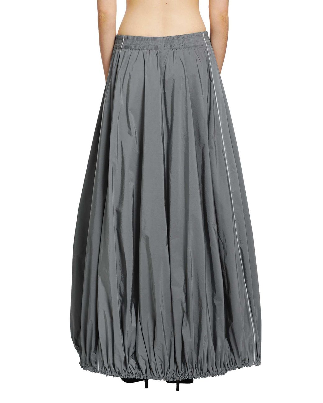 Balenciaga Gray Balloon Track Skirt