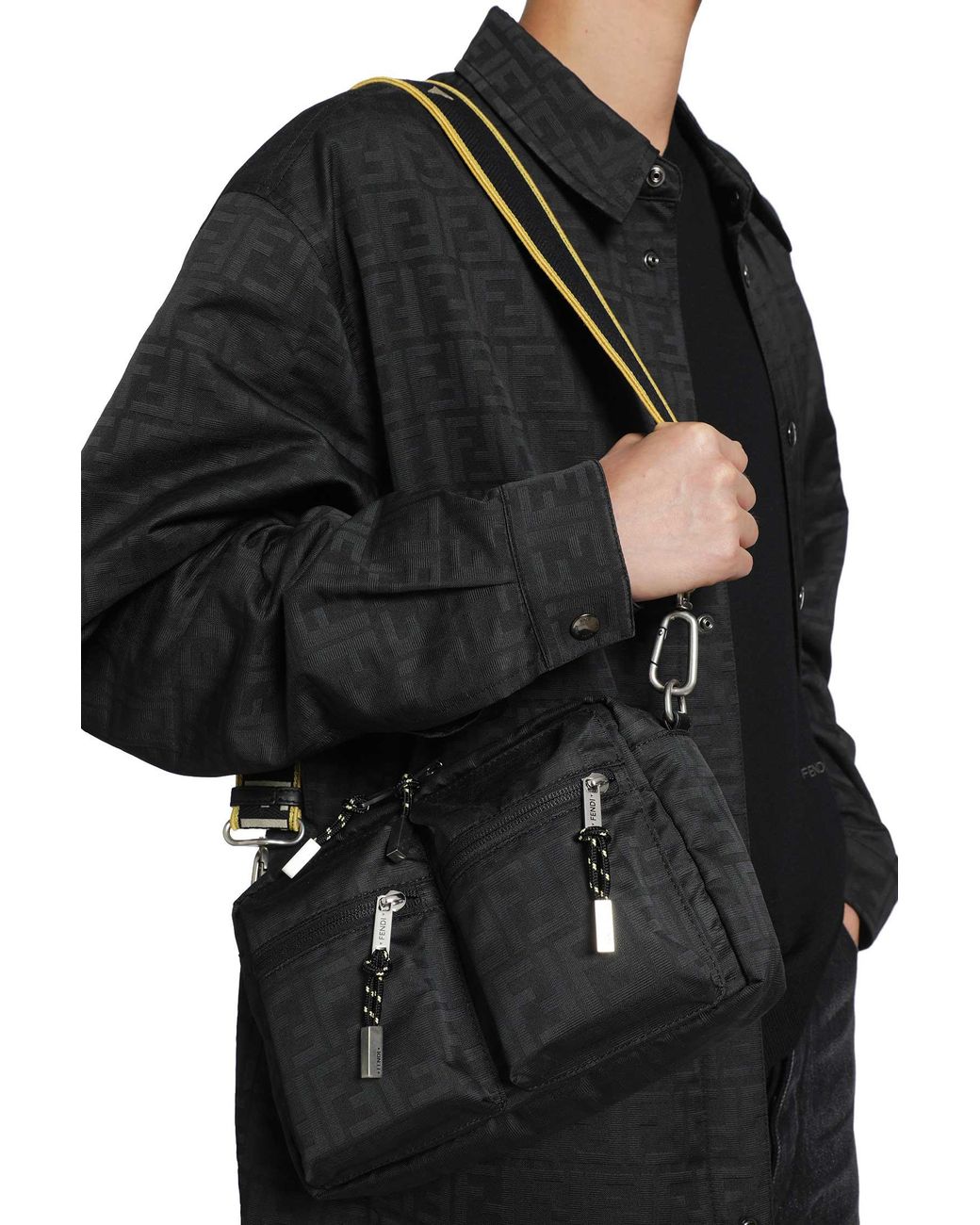 Fendi Black Camera Case for men