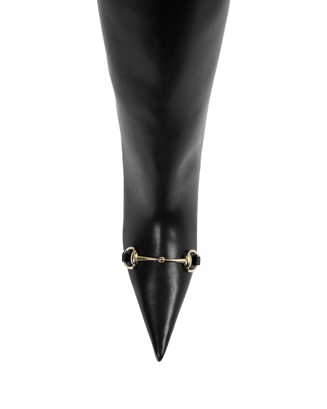 Gucci Black Donna Leather Boots