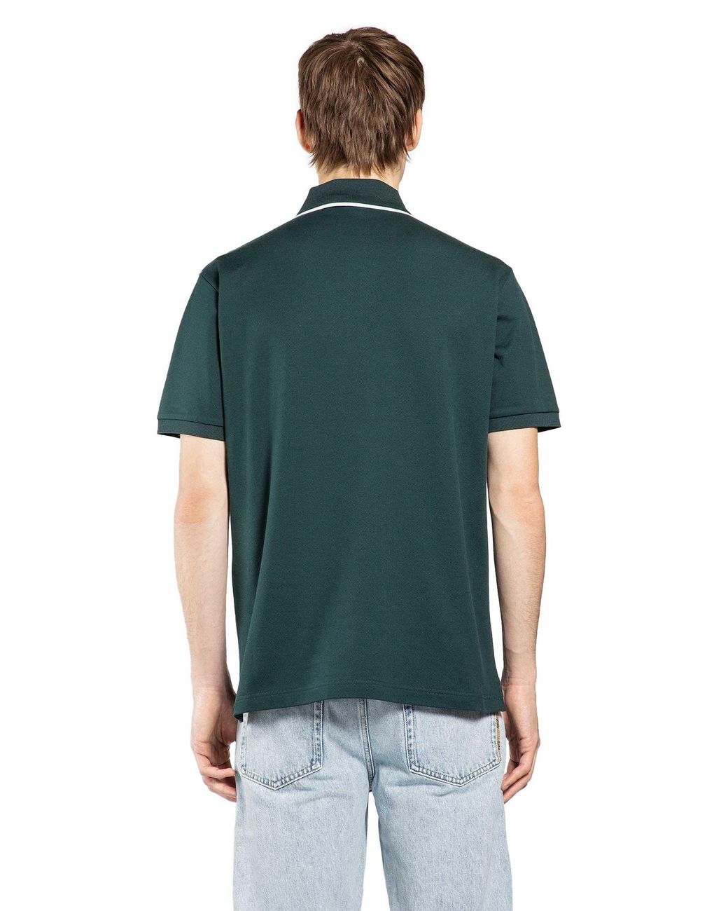 Gucci Green Archive Logo Polo Shirt for men
