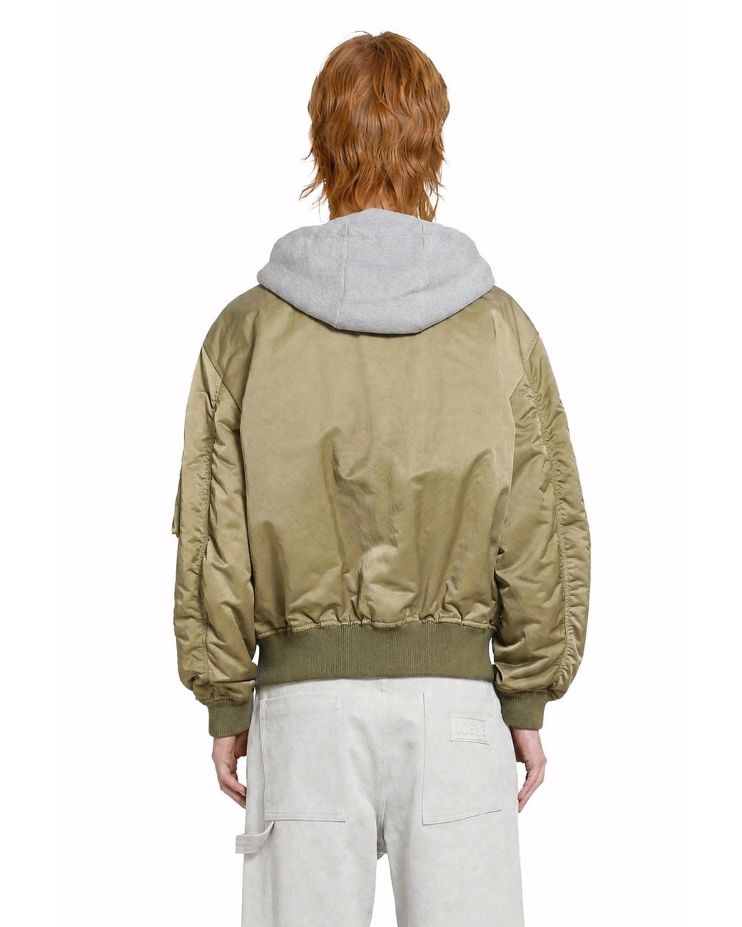 Loewe Green Bomber Jacket for men