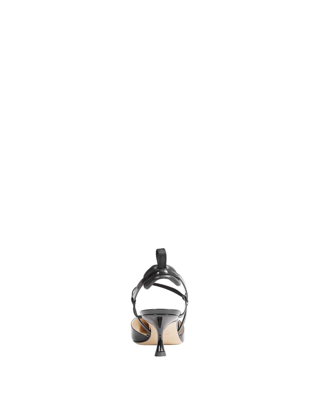 Fendi Black Very Colibrì Slingback Pumps