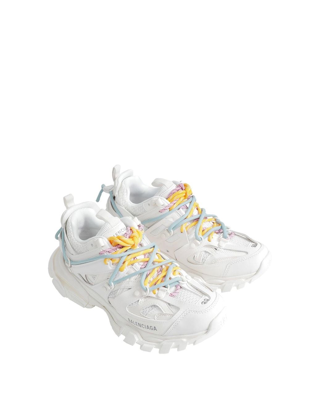Balenciaga White Track Trail Laces Sneakers
