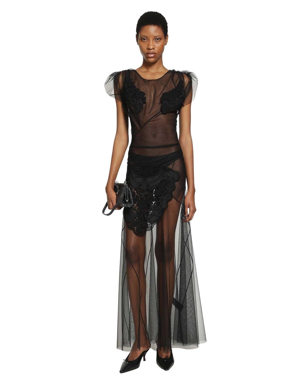 Vivienne Westwood Black Justina Long Dress