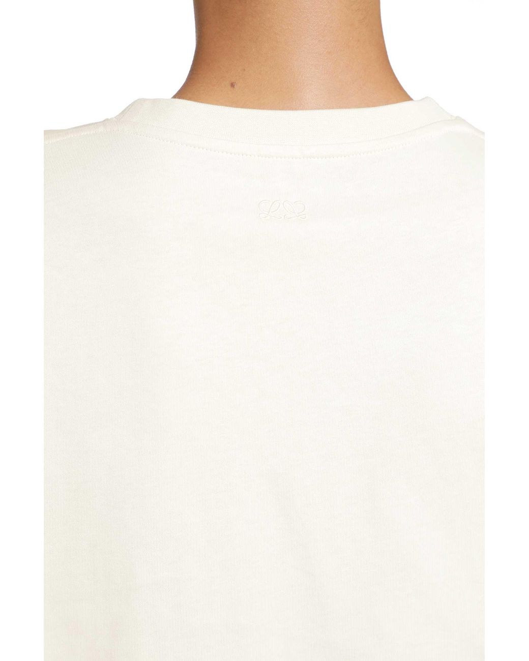 Loewe White Relaxed Fit T-Shirt for men