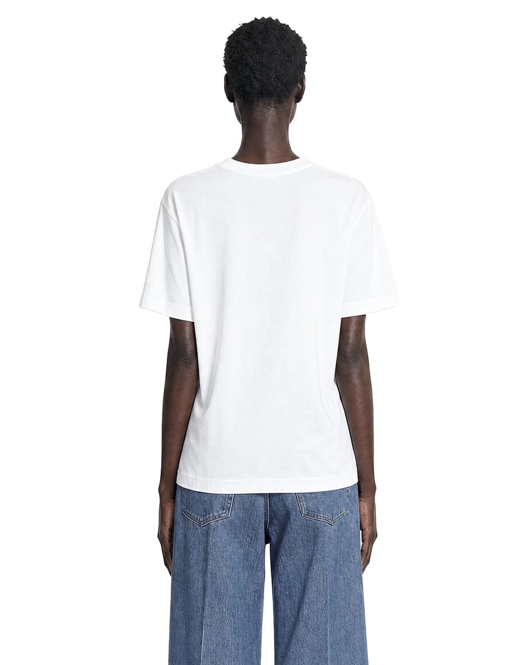 Givenchy White Embroidered Logo Cotton T-Shirt