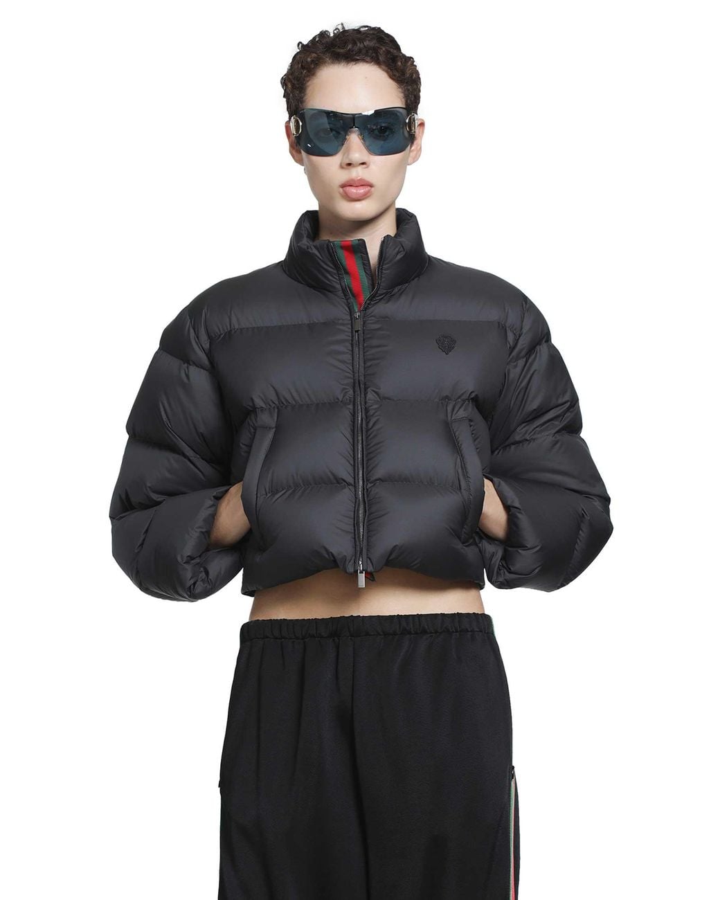 Gucci Black Padded Polyester Puffer Jacket
