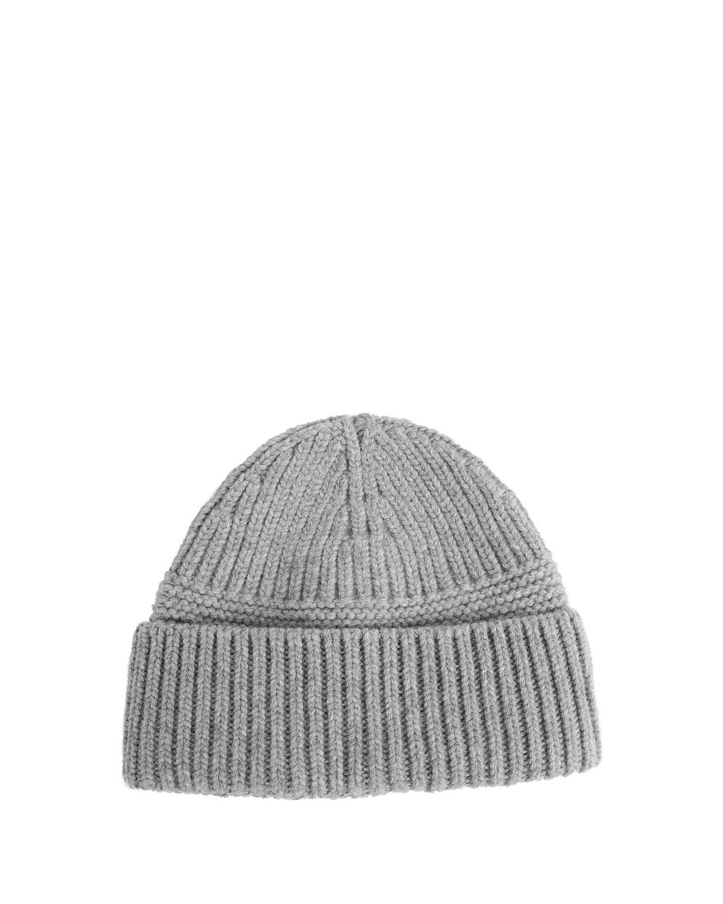 Miu Miu Gray Wool Cashmere Beanie