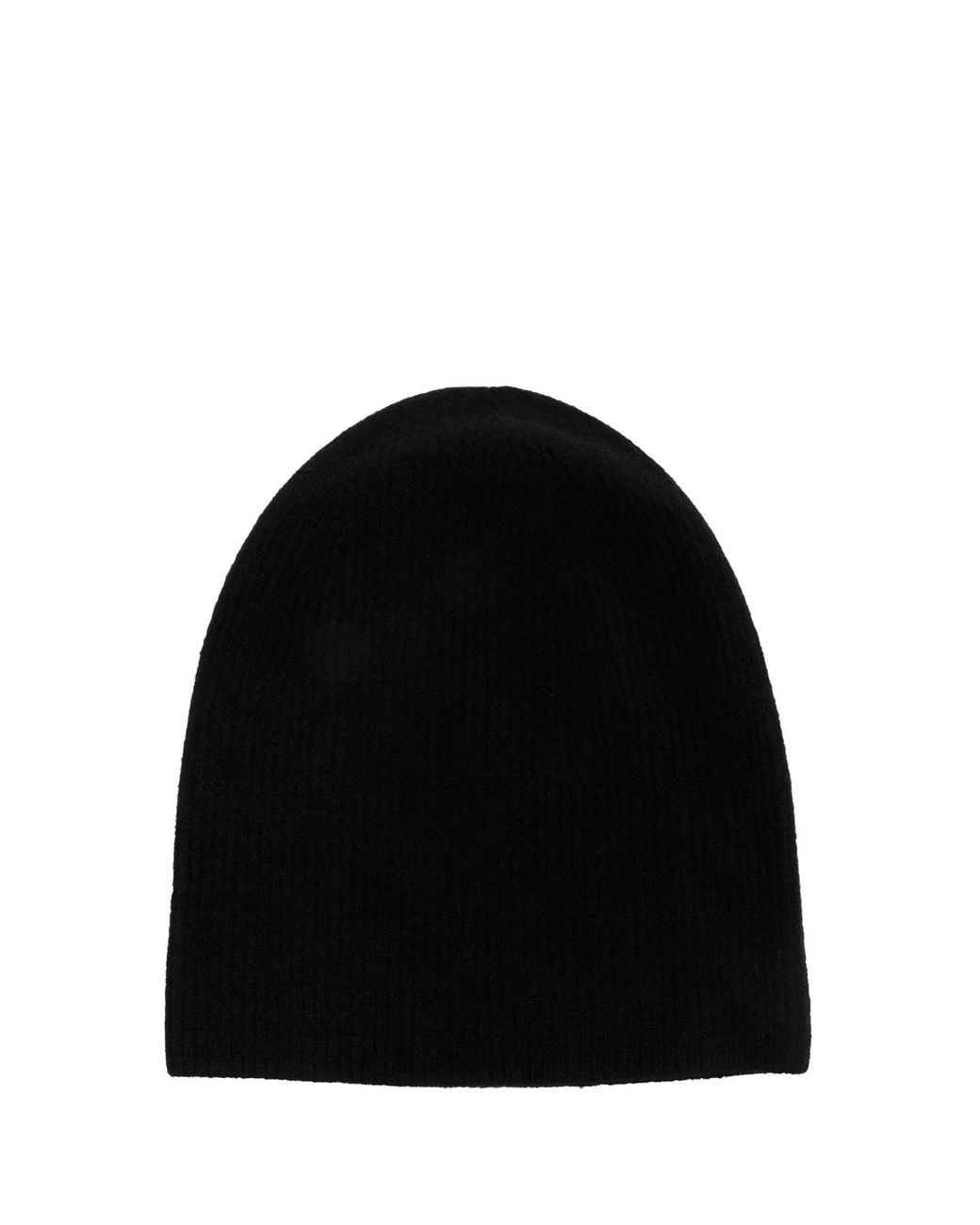 Ssstein Black Super Fine Wool Milled Knit Beanie for men