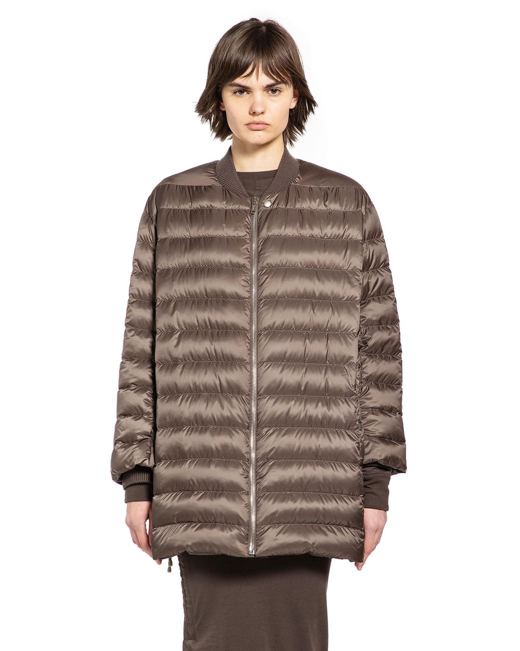 Rick Owens Brown Moncler X Flight Down Parka