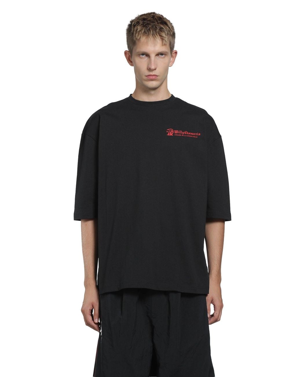 Adidas Black Originals X Willy Chavarria Atelier Tee for men