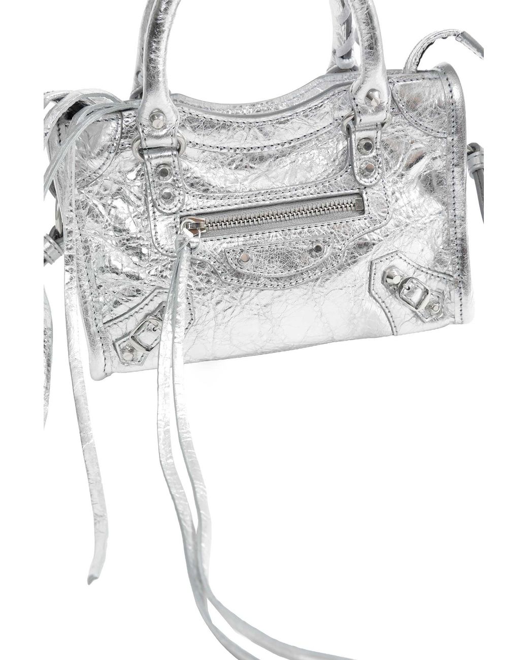 Balenciaga White Le City Nano Bag
