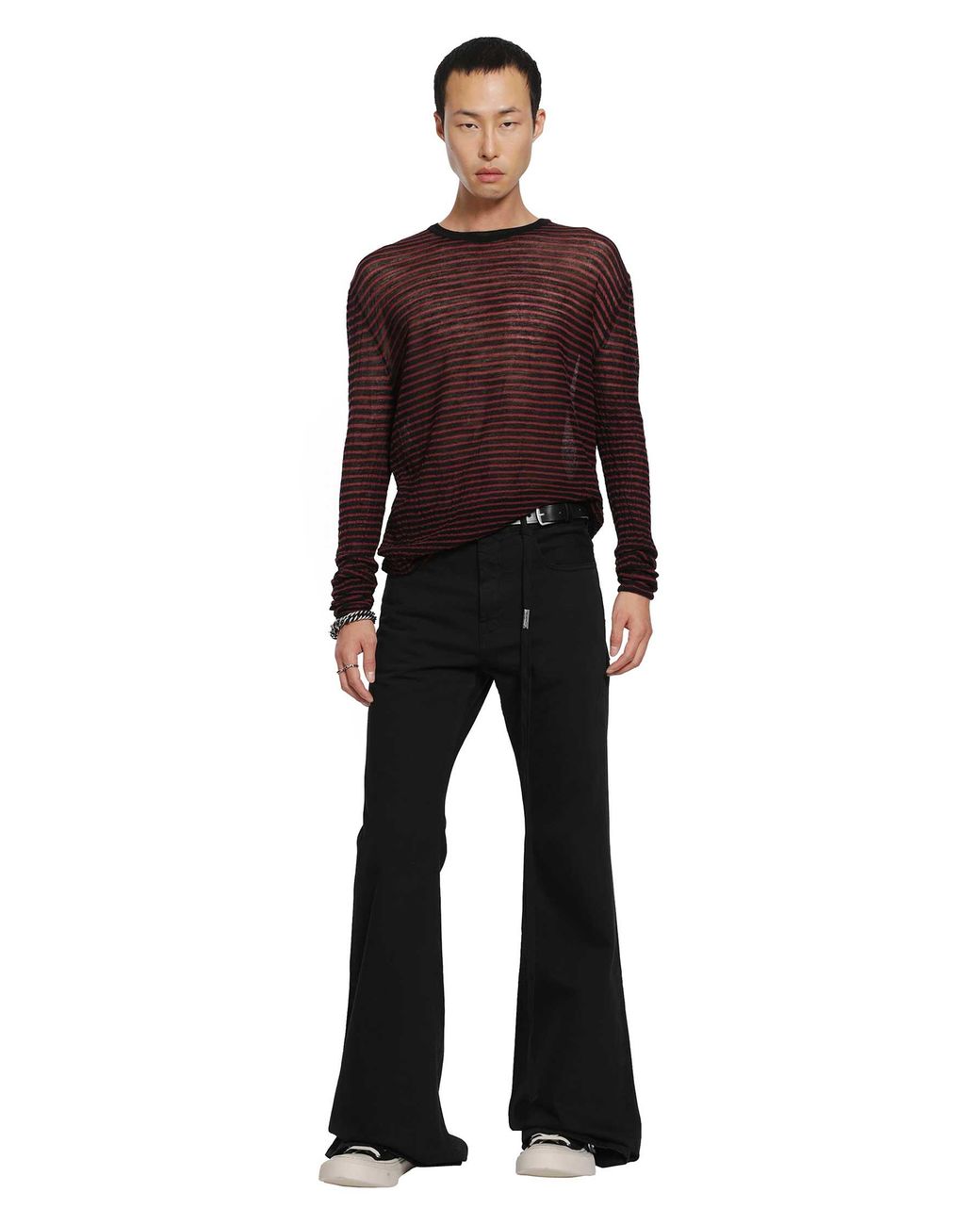 Ann Demeulemeester Red Racin Sweater for men