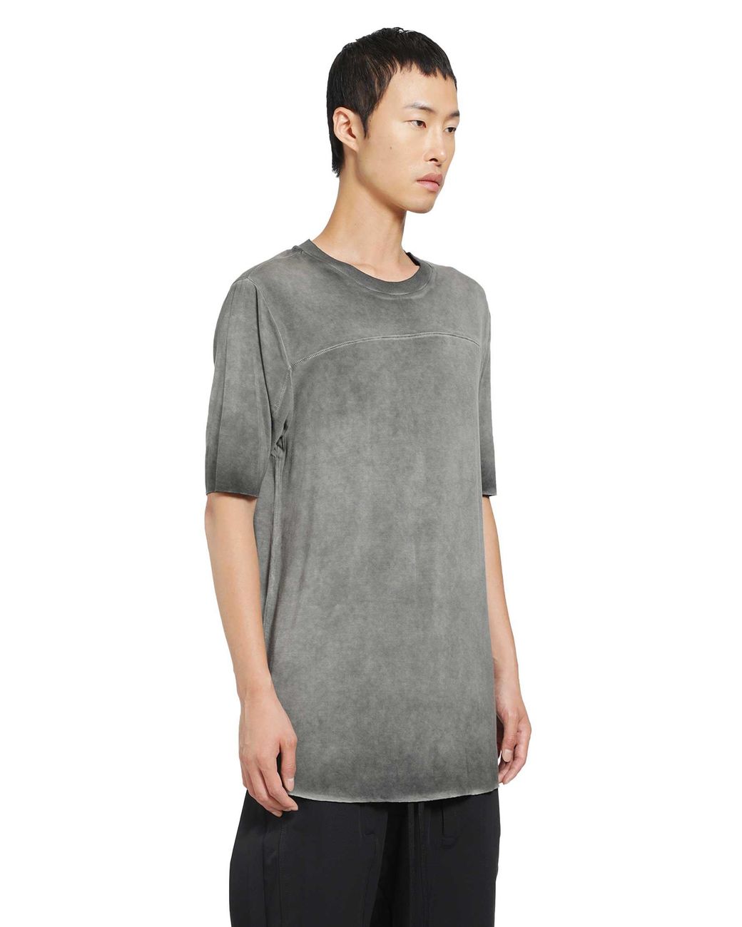 Thom Krom Gray Viscose Jersey T-Shirt for men