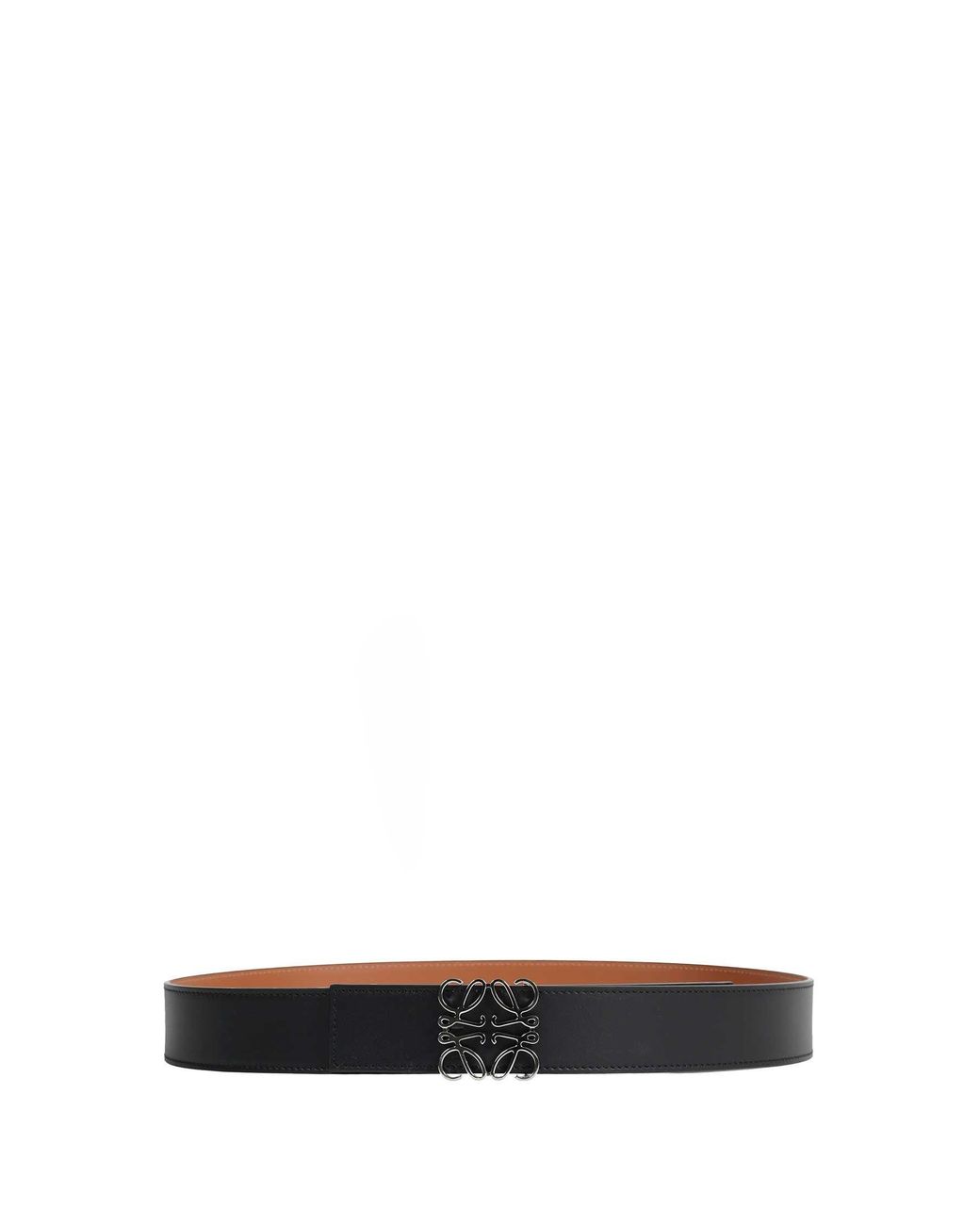 Loewe Black Reversible Leather Belt for men