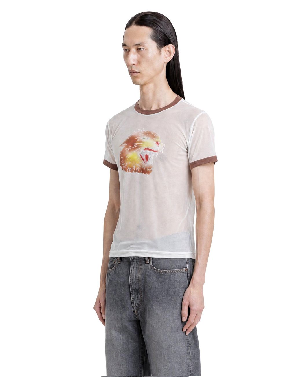 Kapital Gray Sheerjersey X 20/-Jersey Ringer T for men