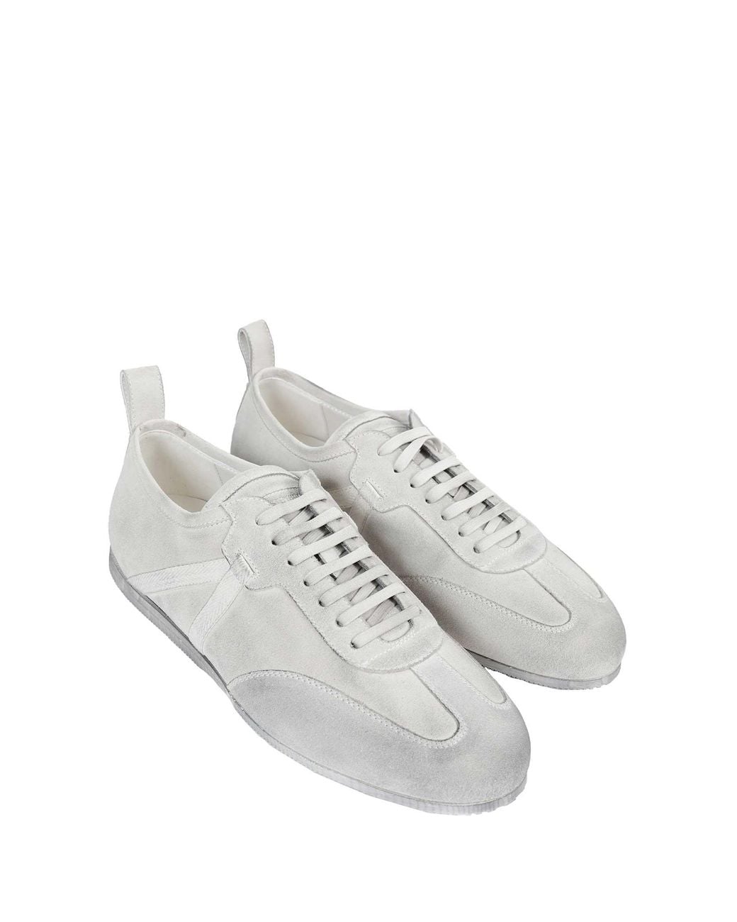 Ann Demeulemeester White Siru Low-Top Boxing Sneakers for men