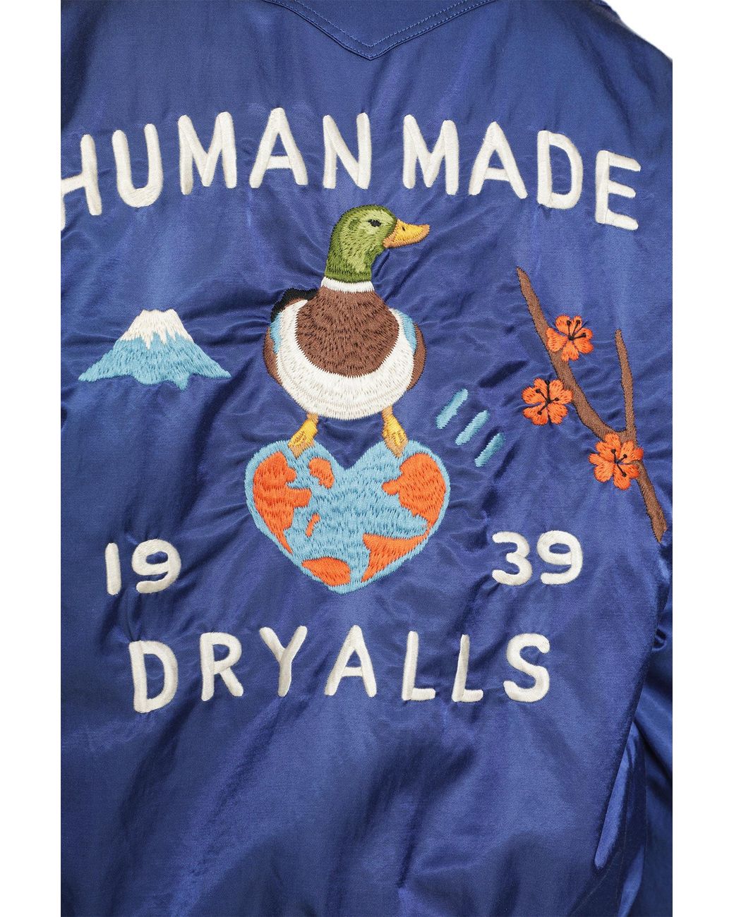 Human Made Blue Satin Jacket for men