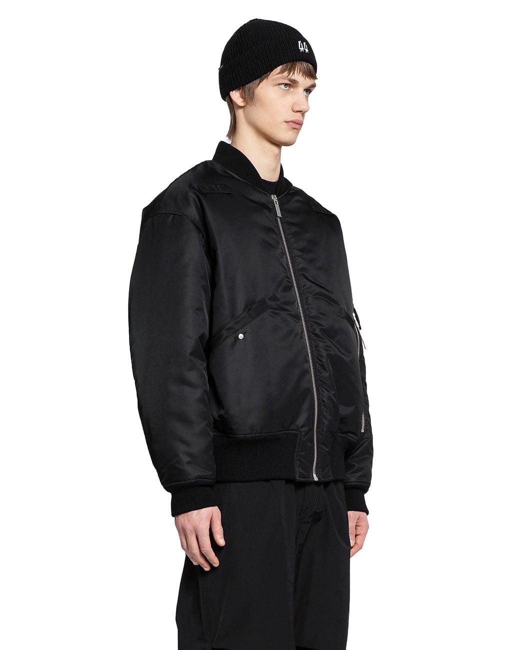 44 Label Group Black Profiler Bomber for men