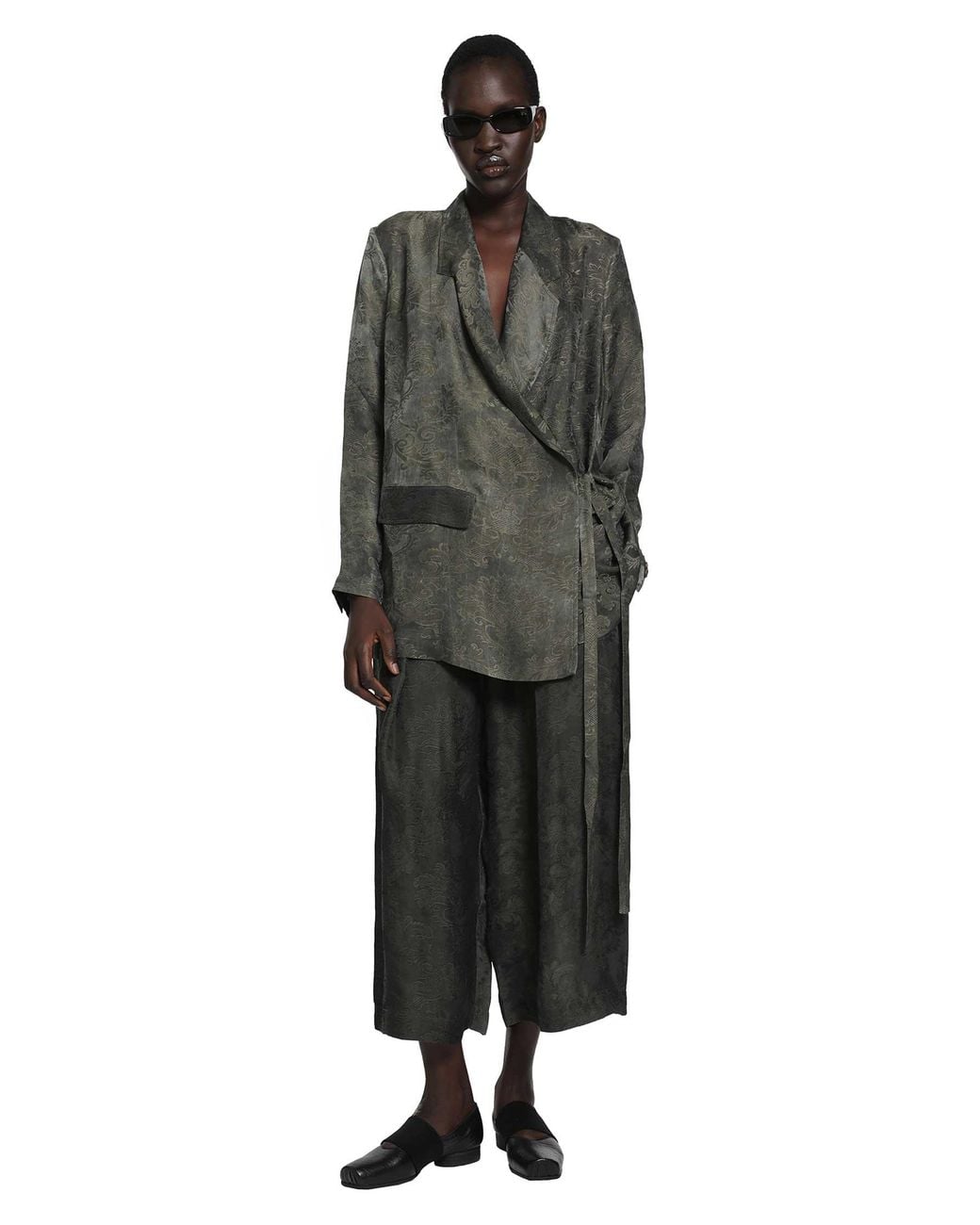 Uma Wang Gray Khloe Jacket