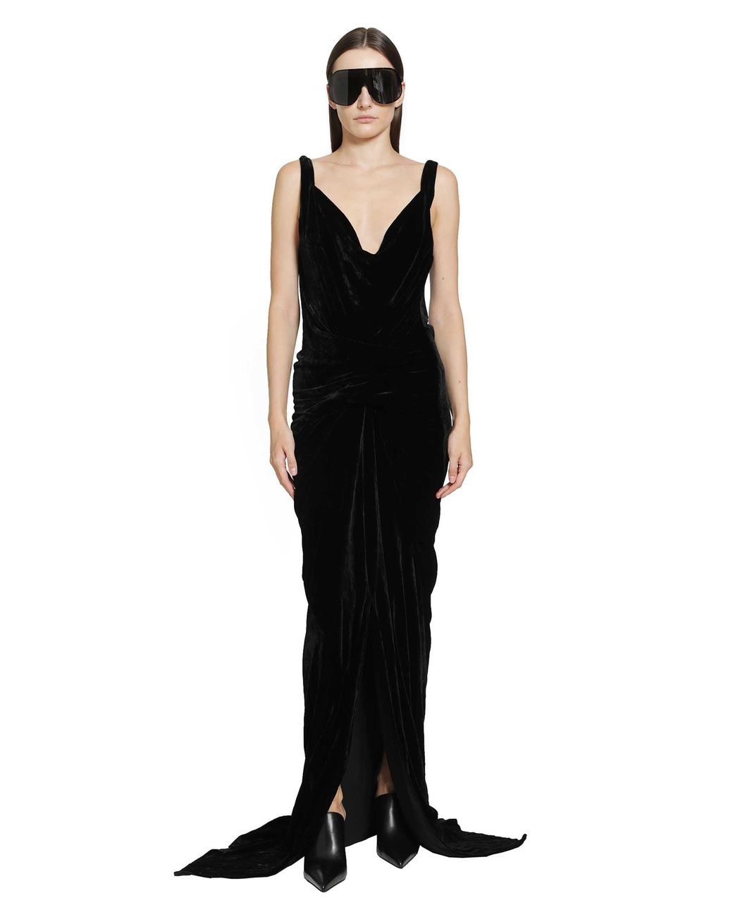Rick Owens Black Tower Strutter Dress