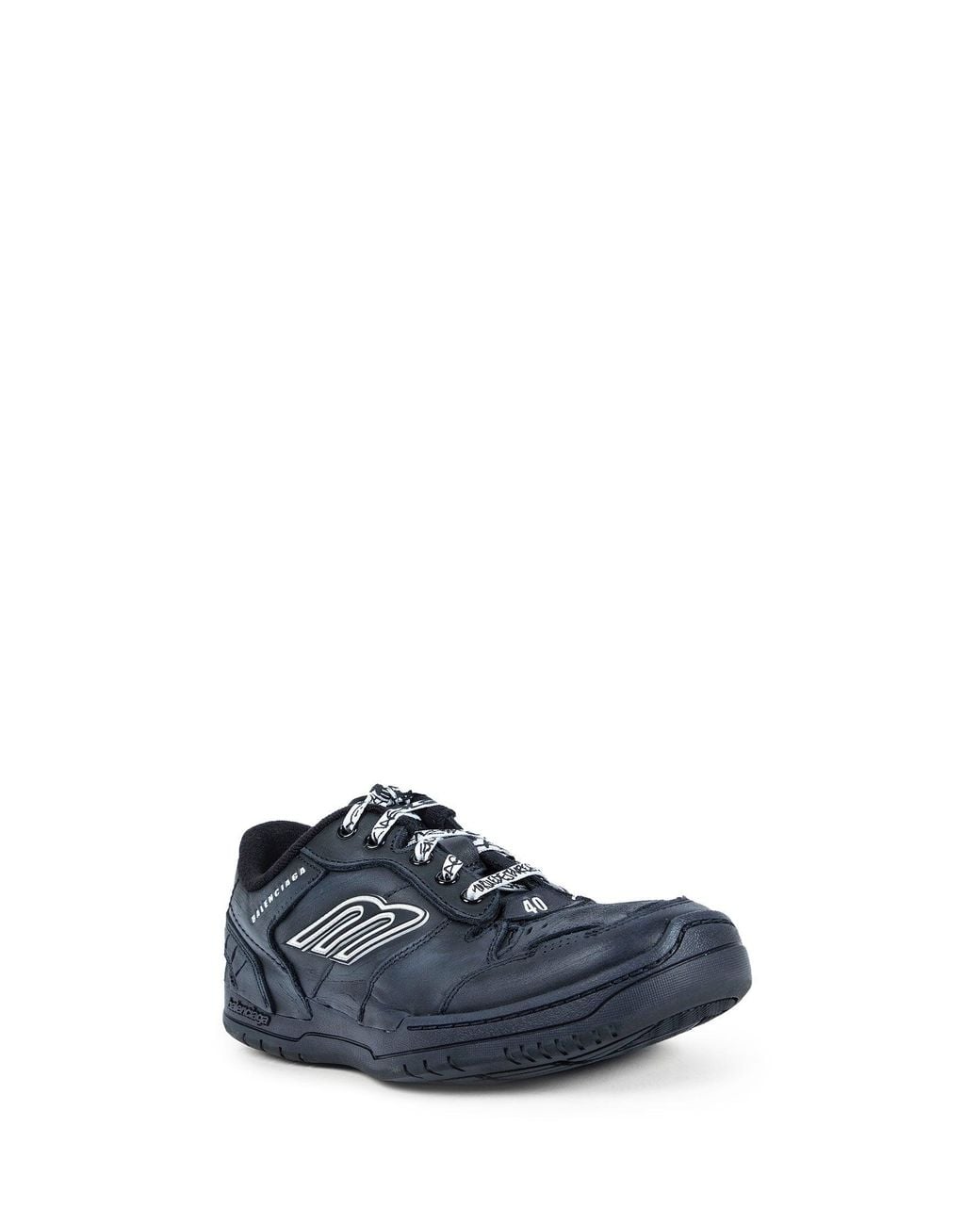 Balenciaga Blue Hamptons Worn-Out Sneakers for men