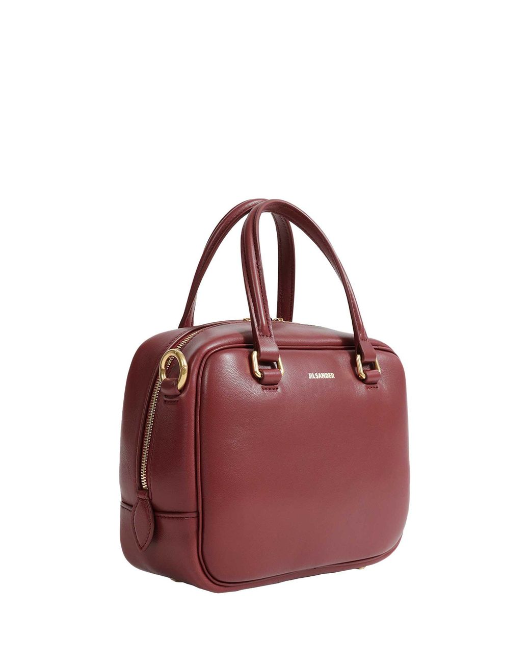 Jil Sander Red Vision Small Top Handle Bag