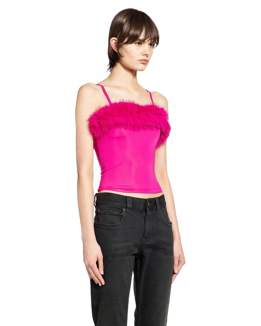 Balenciaga Pink Strap Top
