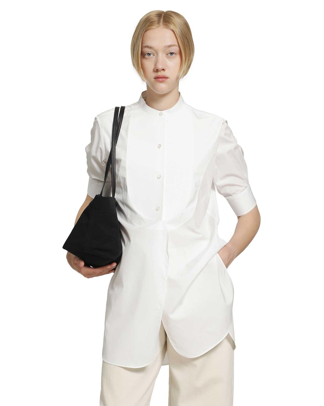 The Row White Elaris Shirt