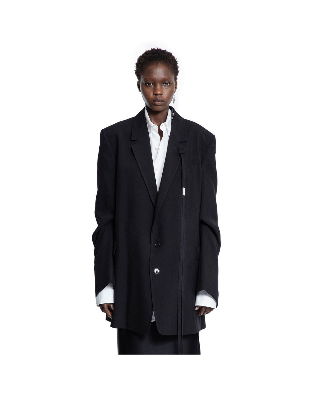 Ann Demeulemeester Blue Agnes High Comfort Tailored Blazer