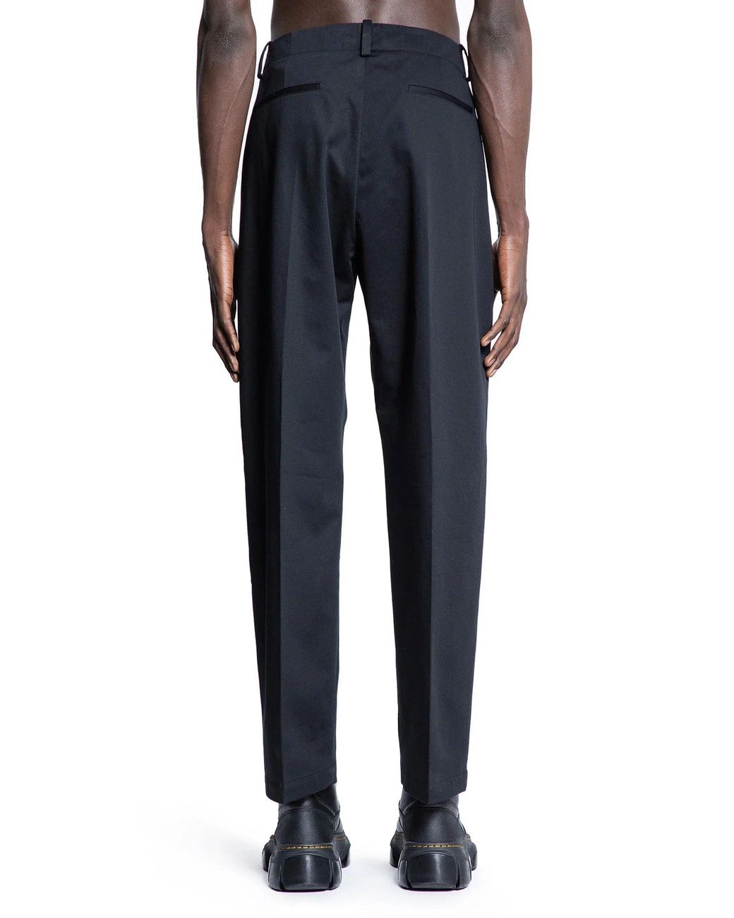 Moncler Genius Blue Frgmt Collaboration Cotton Gabardine Trousers for men
