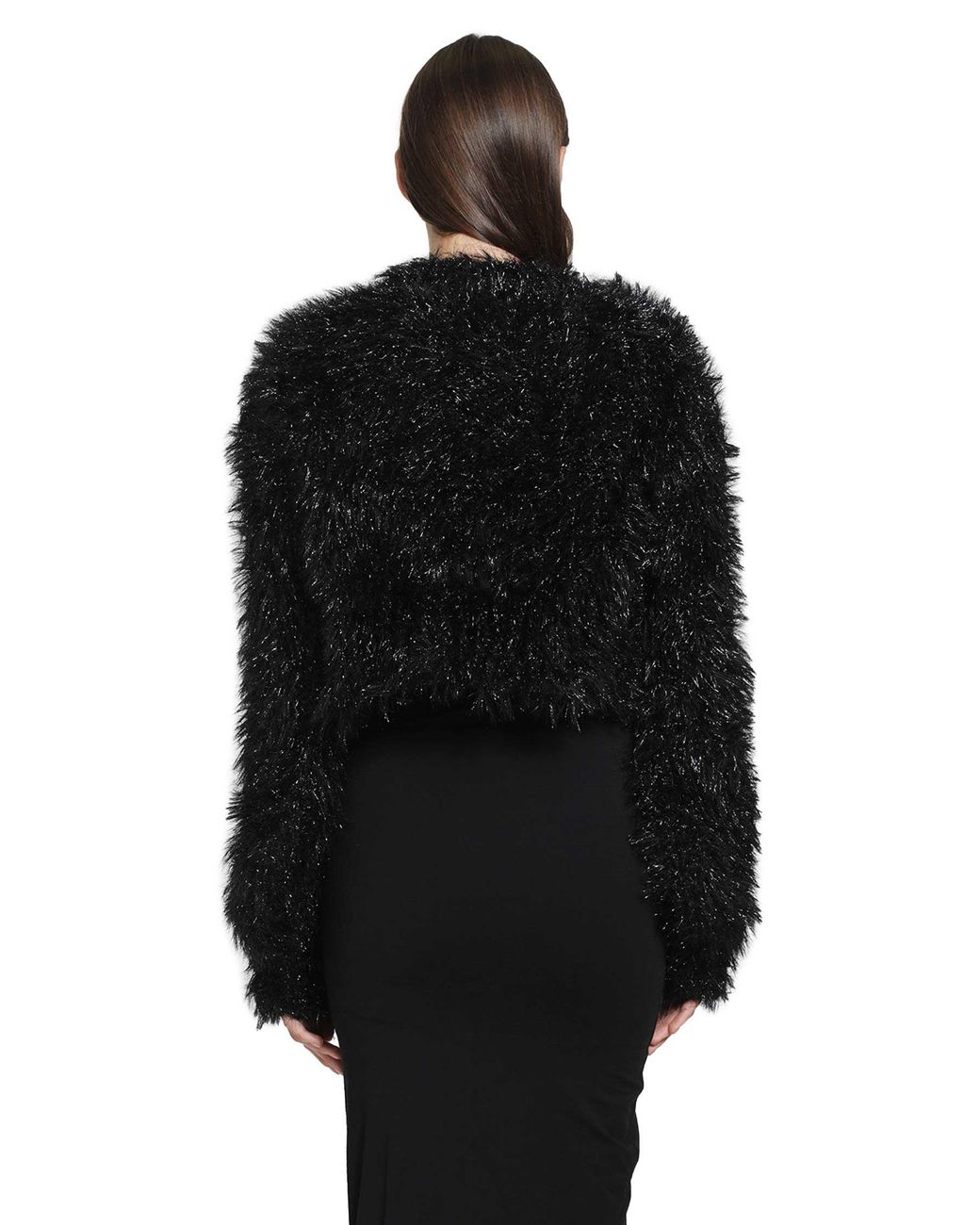 Junya Watanabe Black Glitter Mohair Sweater