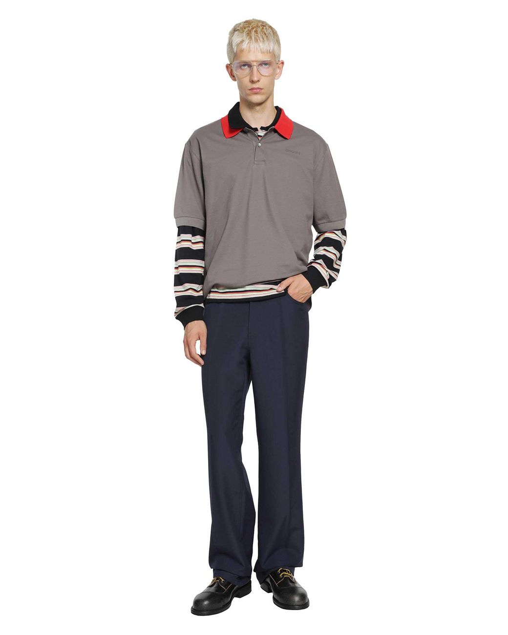 Marni Blue Five-Pockets Trousers for men