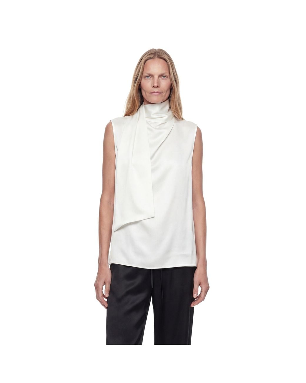 Khaite White Loe Top
