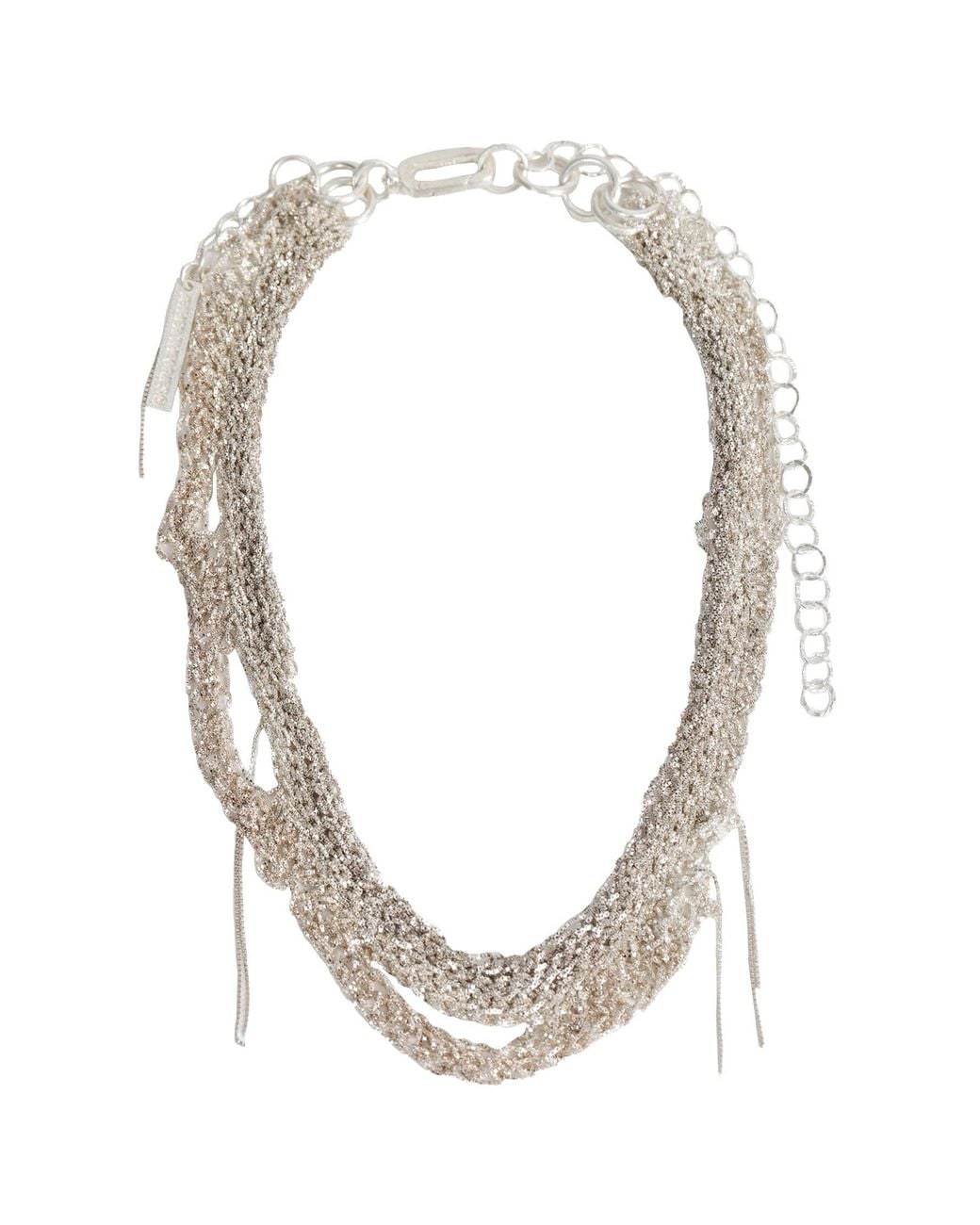 AETHER THEORIES Metallic The Broken Ice Necklace