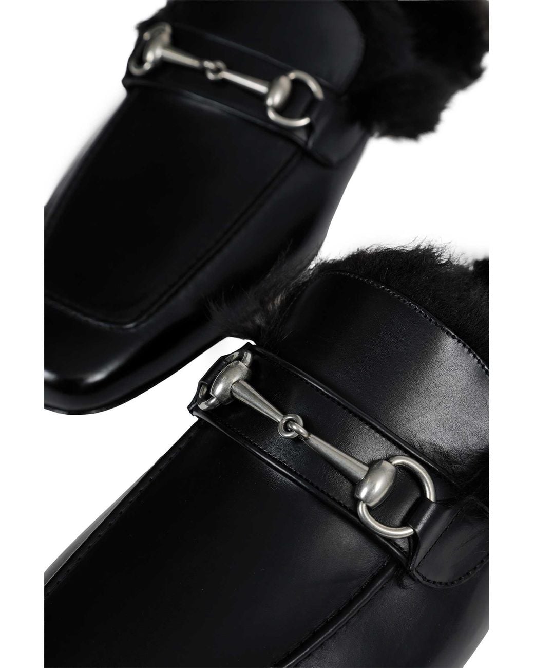 Gucci Black Horsebit Slipper for men
