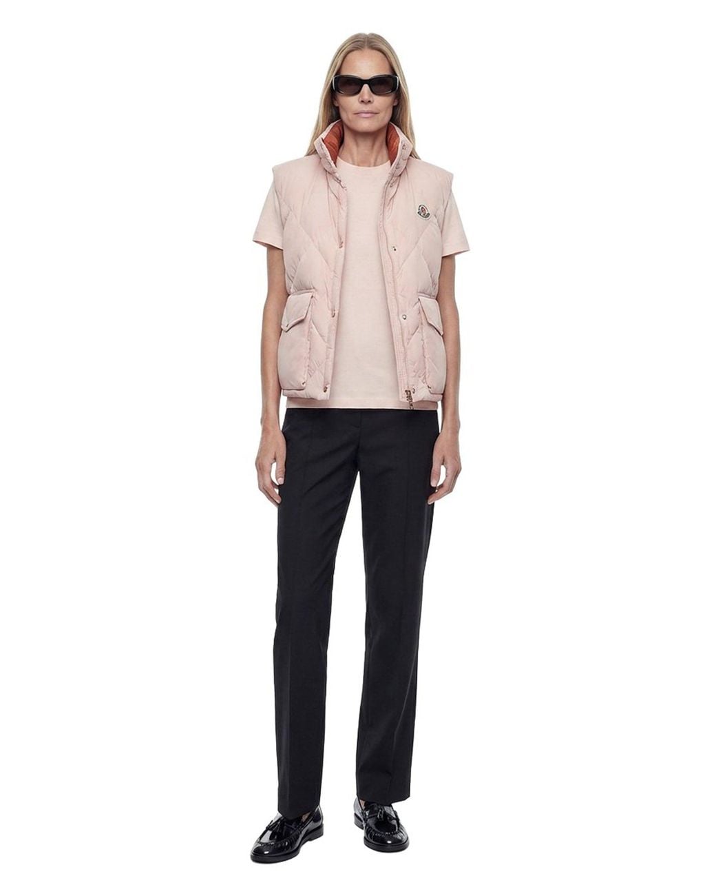 Moncler Black Cotton Poplin Pants