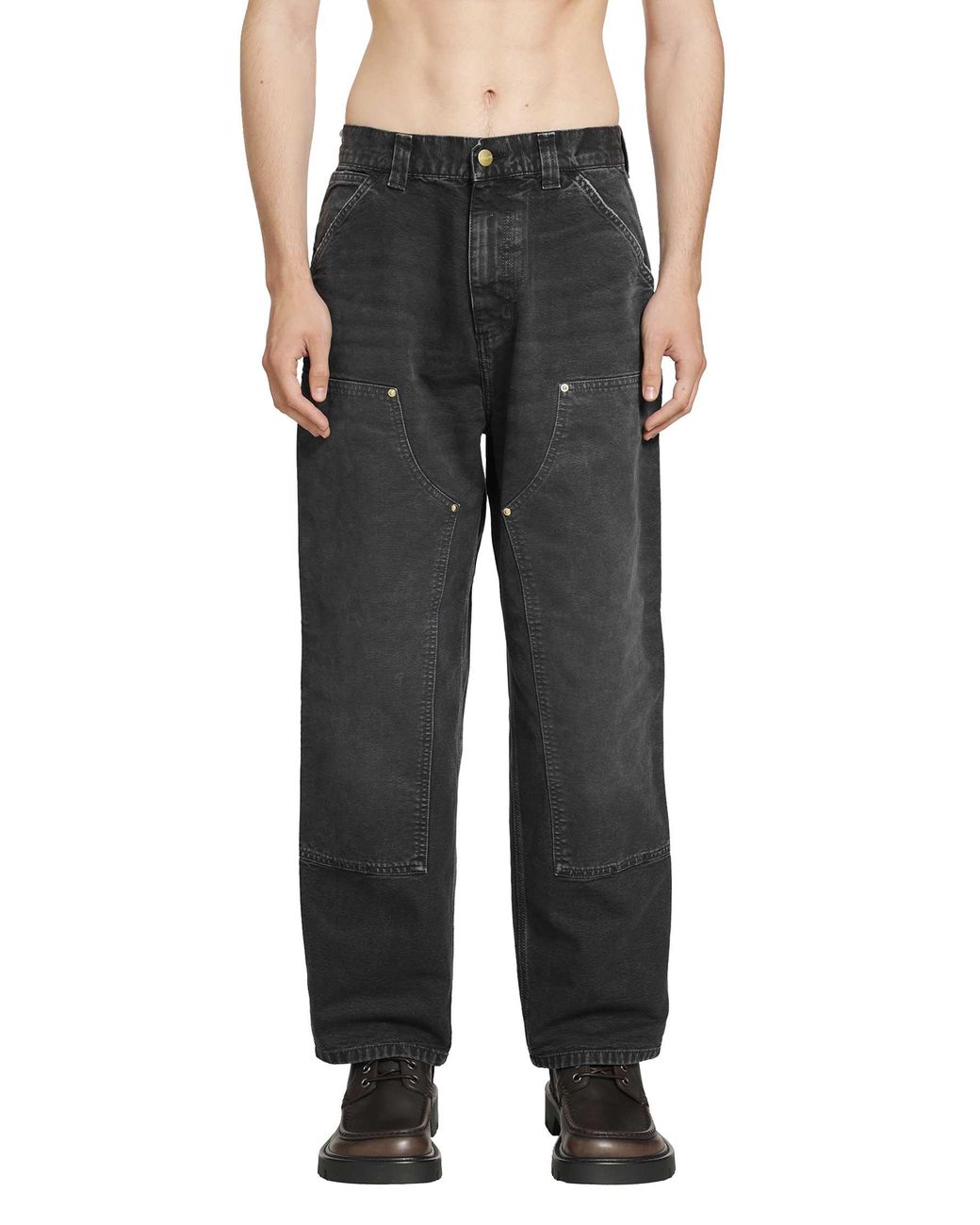 Carhartt Black Og Double Knee Pants for men