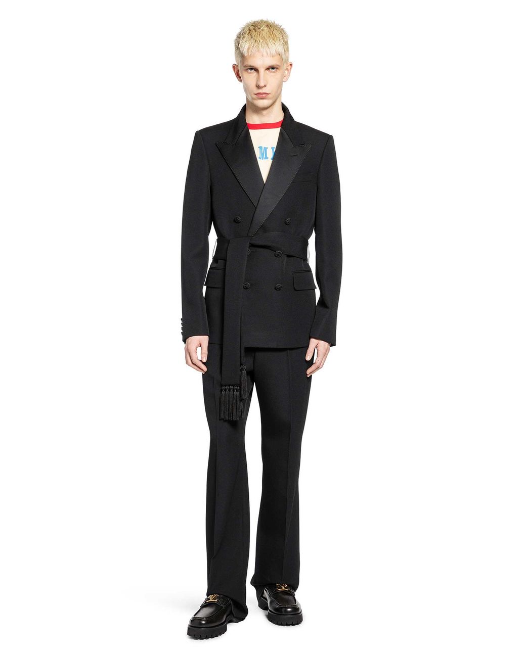 Valentino Black Wool Pants for men