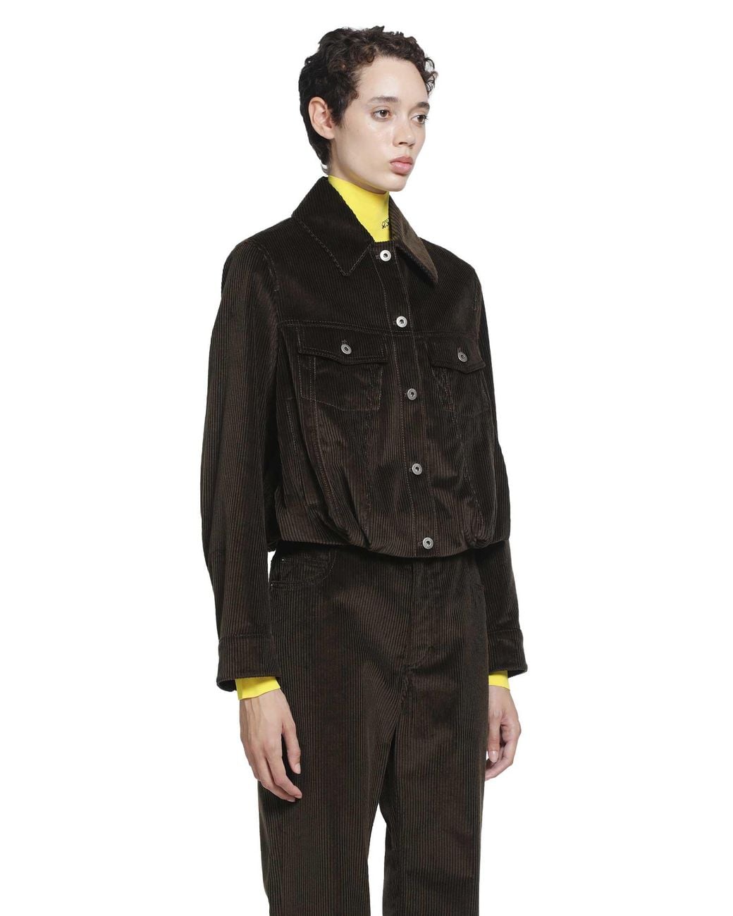 Loewe Black Cotton Corduroy Jacket