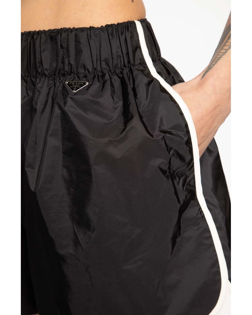 Prada Black Re-Nylon Shorts