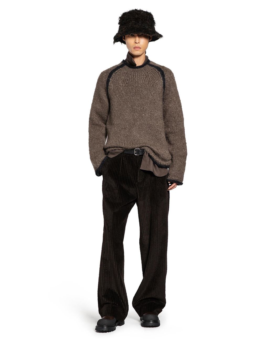 Our Legacy Brown Rider Sweater for men