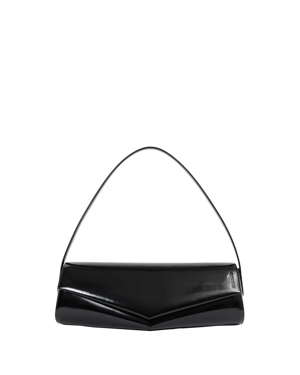 Jil Sander Black Kante Flap Bag