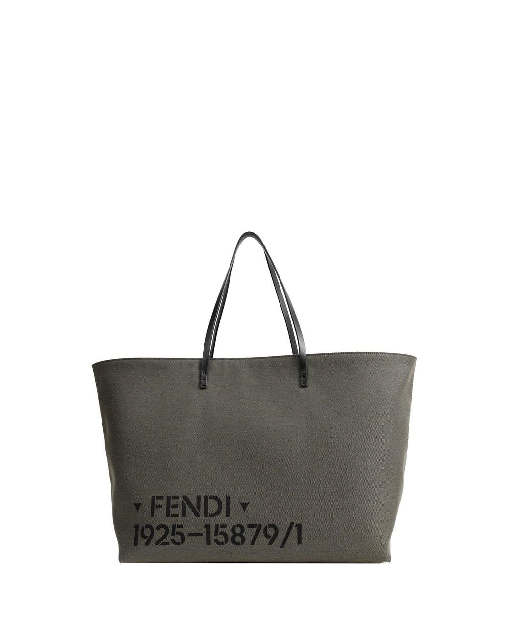 Fendi Gray Large Roll Bag for men