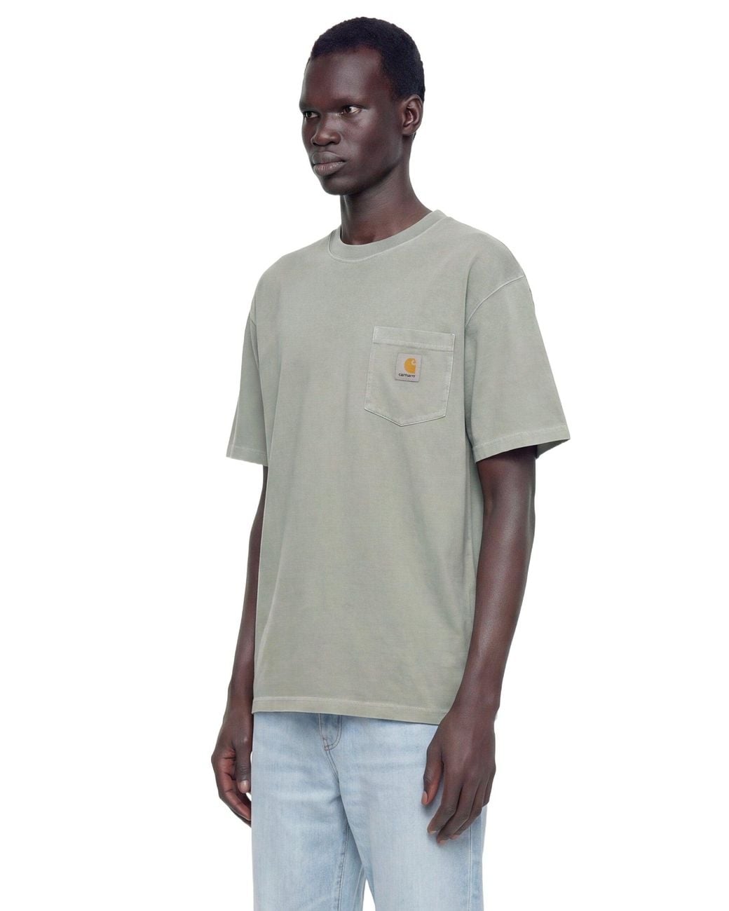 Carhartt Gray Loose Pocket T-Shirt for men